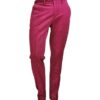 Pantalon en velours-Fushia